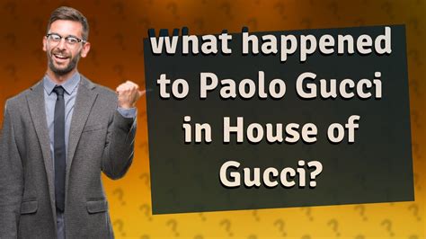 paolo gucci fratelli|what happened to paolo gucci.